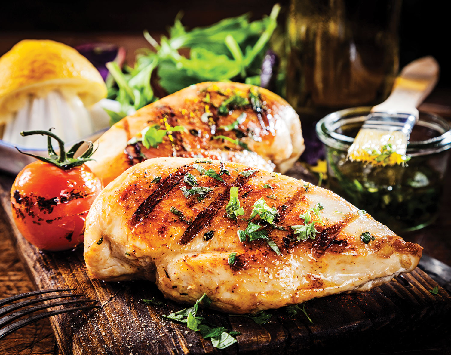 Baked Mustard & Herb Chicken Recipe Image