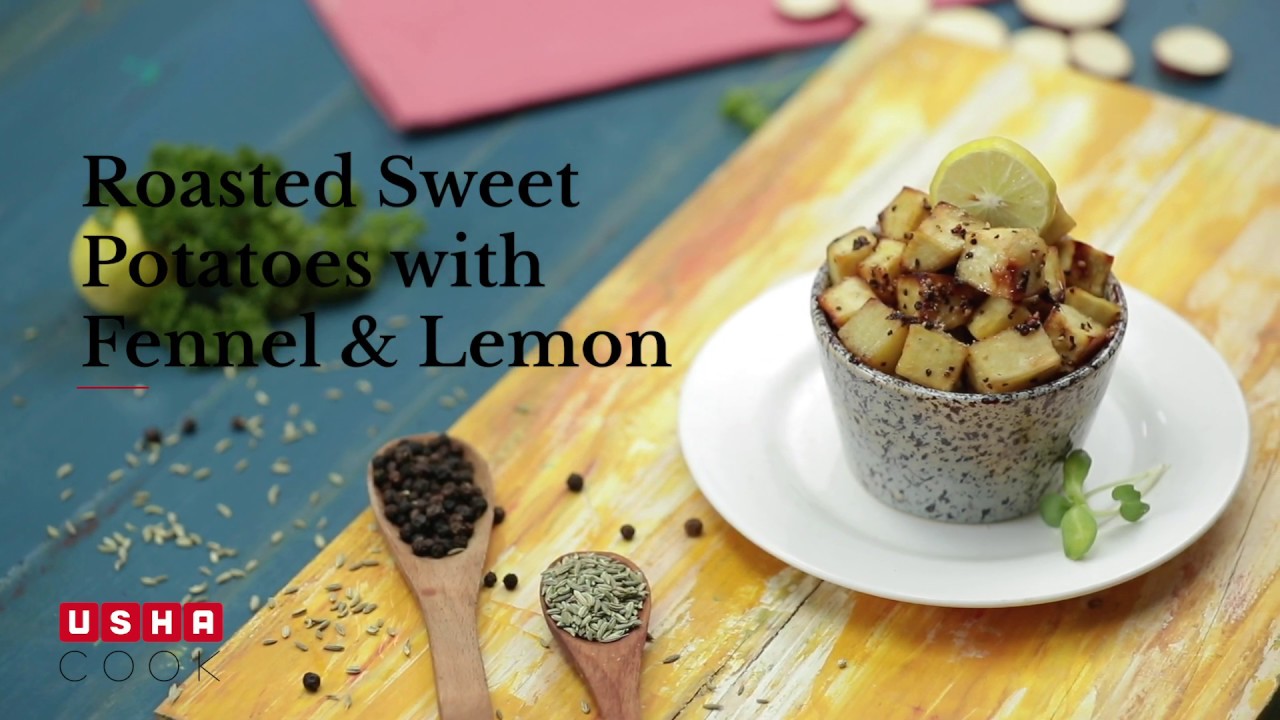 Roasted Sweet Potatoes with Fennel & Lemon image