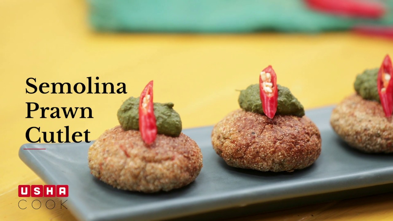 Semolina Prawn Cutlet image