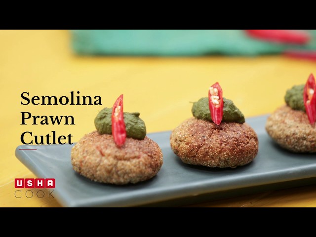 Semolina Prawn Cutlet image