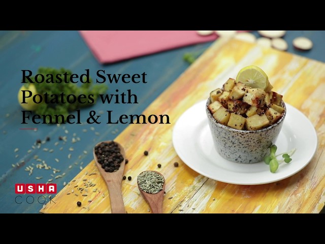 Roasted Sweet Potatoes with Fennel & Lemon image