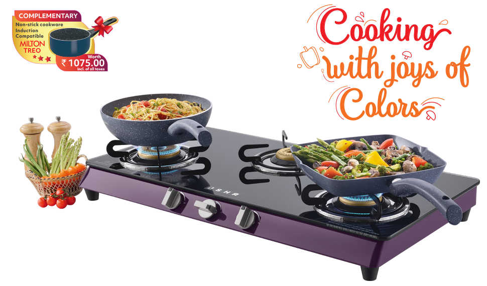 Lustra 3 burner - Round Pan Tray