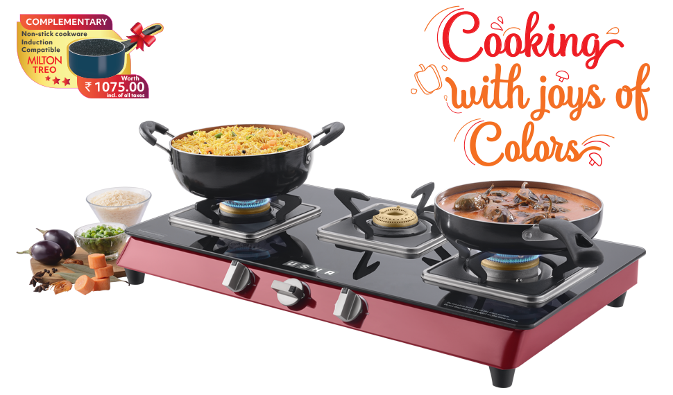 Cooktop Lustra Compact 3 burner- Square Pan Tray