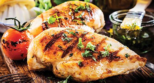 Baked Mustard and Herb Chicken recipe | Usha Cook