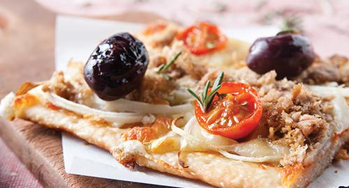 French Tuna Pizza recipe | Usha Cook