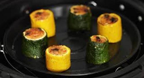 Stuffed Baked Zucchini recipe video | Usha Cook
